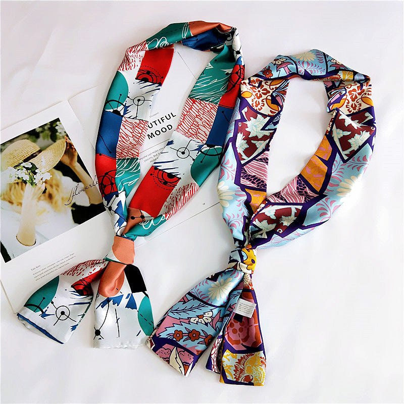 Long Women's Silk Scarf, , women clothing, long-womens-silk-scarf, , fairypeony