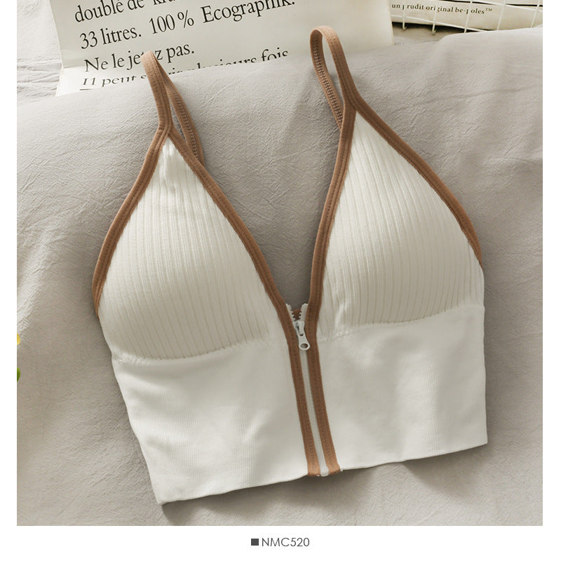 Bras Gathered, , women clothing, beautiful-straps-chest-pads-all-match-bras-gathered, , fairypeony