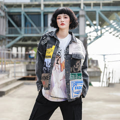 Blue Denim Jacket, , women clothing, blue-denim-jacket, , fairypeony