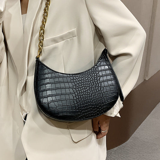 Simple One-shoulder Armpit Bag, , women clothing, simple-one-shoulder-armpit-bag, , fairypeony