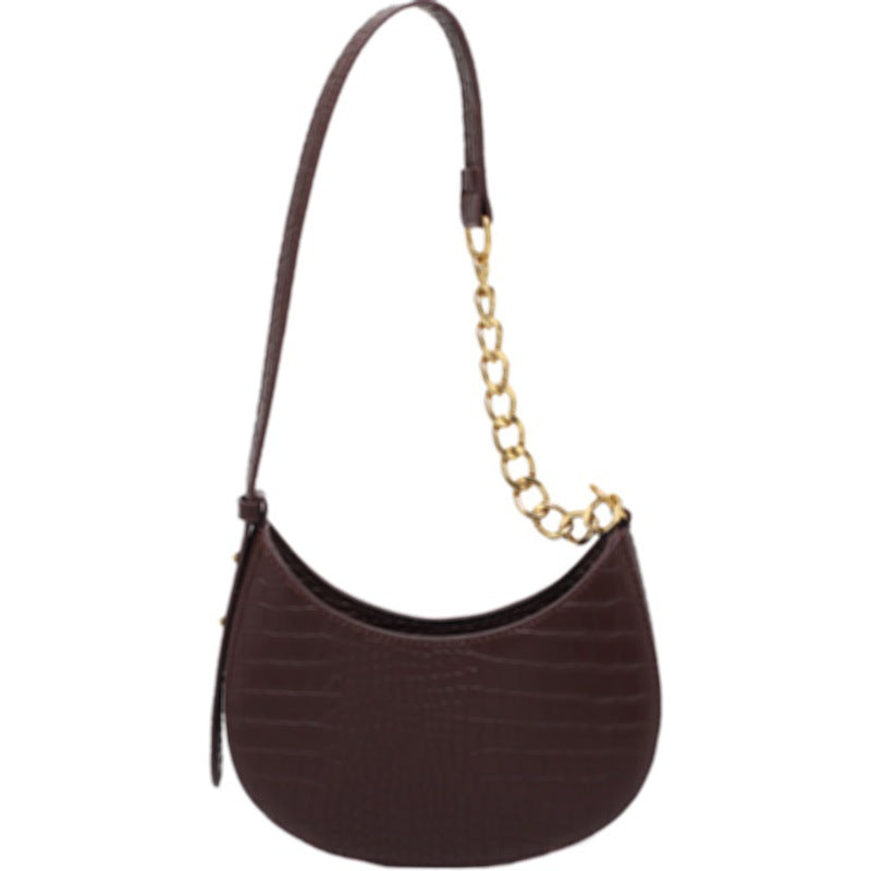 Simple One-shoulder Armpit Bag, , women clothing, simple-one-shoulder-armpit-bag, , fairypeony