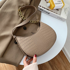 Simple One-shoulder Armpit Bag, , women clothing, simple-one-shoulder-armpit-bag, , fairypeony