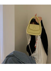 Underarm Bag Blue All-match Chain Crossbody Bag, , women clothing, underarm-bag-blue-all-match-chain-crossbody-bag, , fairypeony