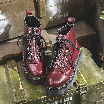 British Style Boots, , women clothing, retro-british-style-high-top-korean-womens-boots, , fairypeony