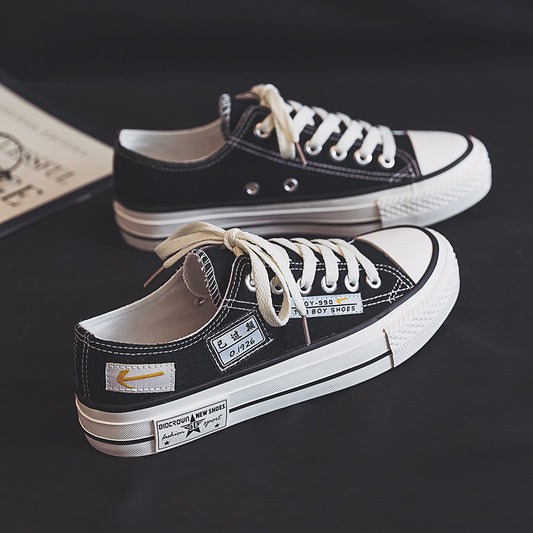 Harajuku Canvas Shoes Women Ulzzang All-Match, , women clothing, harajuku-canvas-shoes-women-ulzzang-all-match, , fairypeony