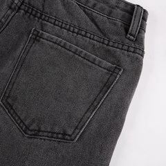 High-rise Loose-fitting Wide-leg Jeans, , women clothing, high-rise-loose-fitting-wide-leg-jeans, , fairypeony