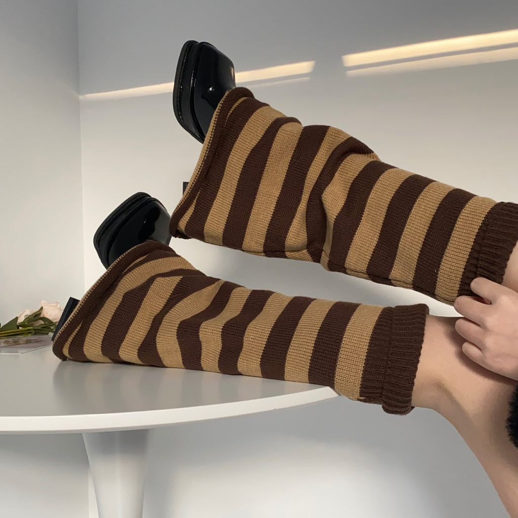 Vintage Striped Leg Socks, , women clothing, vintage-striped-leg-socks, , fairypeony