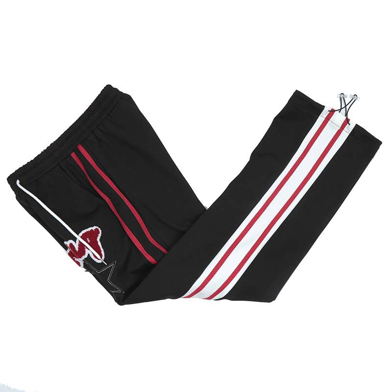 Star Patch Baggy Sweatpants - fairypeony