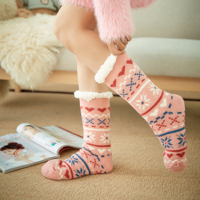 Christmas Socks Female Mid-tube Floor Socks, , women clothing, christmas-socks-female-mid-tube-floor-socks, , fairypeony