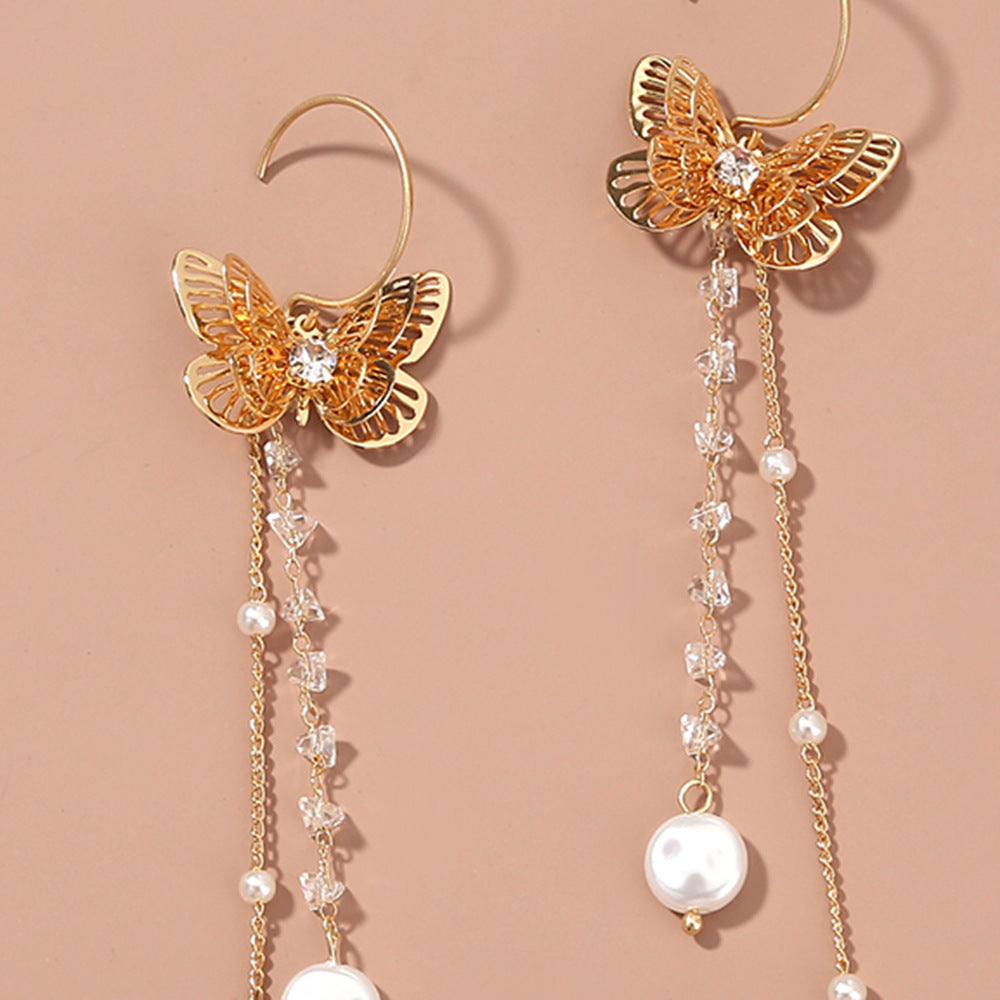 Butterfly Tassel Type C Ear, , women clothing, butterfly-tassel-type-c-ear, , fairypeony