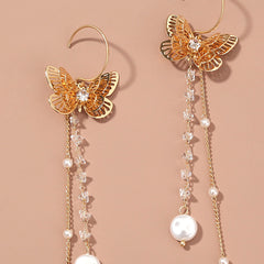 Butterfly Tassel Type C Ear, , women clothing, butterfly-tassel-type-c-ear, , fairypeony