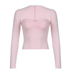 Long Sleeve Bolero Cami Set - fairypeony