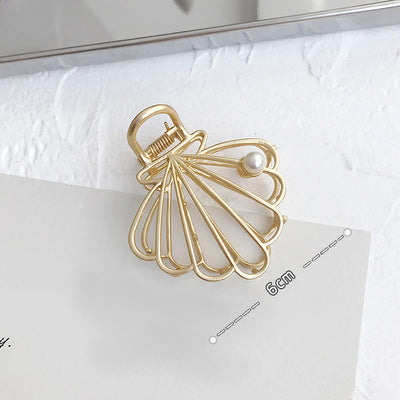 Matte metal horsetail clip, , women clothing, matte-metal-horsetail-clip, , fairypeony