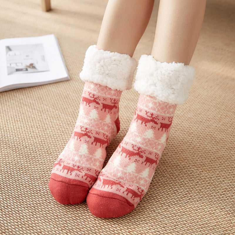 Christmas Socks Female Mid-tube Floor Socks, , women clothing, christmas-socks-female-mid-tube-floor-socks, , fairypeony