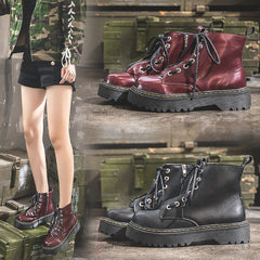 British Style Boots, , women clothing, retro-british-style-high-top-korean-womens-boots, , fairypeony