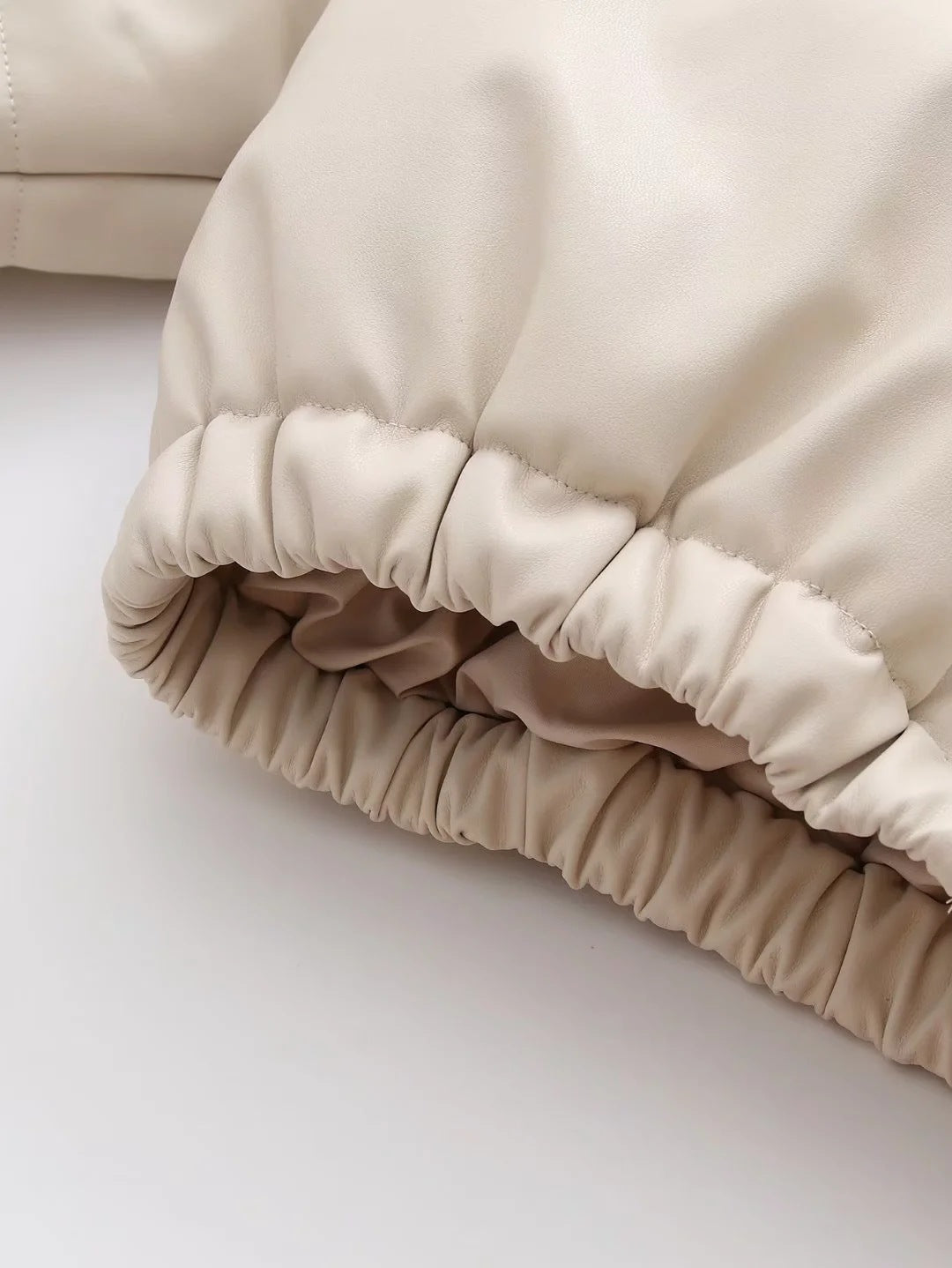 Zipper Hooded Crop Puffer Jacket, , women clothing, zipper-hooded-crop-puffer-jacket, , fairypeony