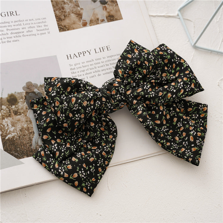 Big bow steel clip, , women clothing, big-bow-steel-clip, , fairypeony