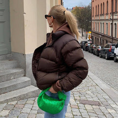 Long Sleeve Warm Cotton Jacket, , women clothing, long-sleeve-warm-cotton-jacket, , fairypeony