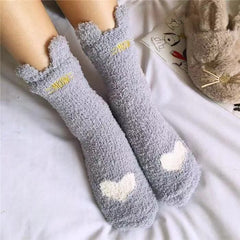 middle tube socks keep warm and thick, , women clothing, middle-tube-socks-keep-warm-and-thick, , fairypeony
