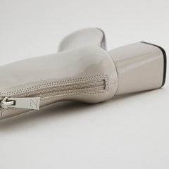 Thick heel square toe barefoot boots, , women clothing, thick-heel-square-toe-barefoot-boots, , fairypeony