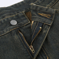 Vintage 90s Patchwork Cargo Jeans - fairypeony