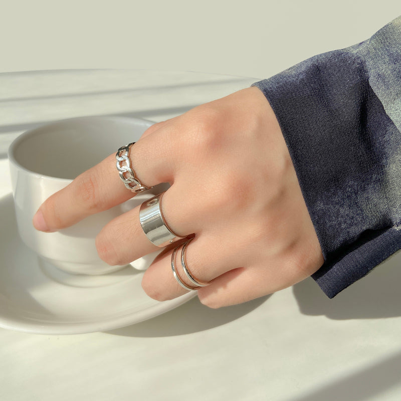 hip-hop punk open adjustable ring, , women clothing, hip-hop-punk-open-adjustable-ring, , fairypeony