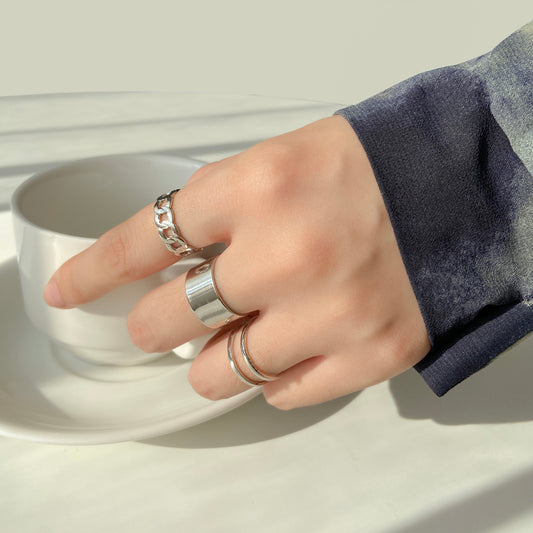 hip-hop punk open adjustable ring, , women clothing, hip-hop-punk-open-adjustable-ring, , fairypeony