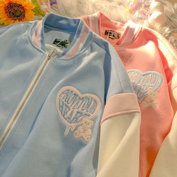 Prove Your Heart Varsity Jacket, , women clothing, prove-your-heart-varsity-jacket, , fairypeony