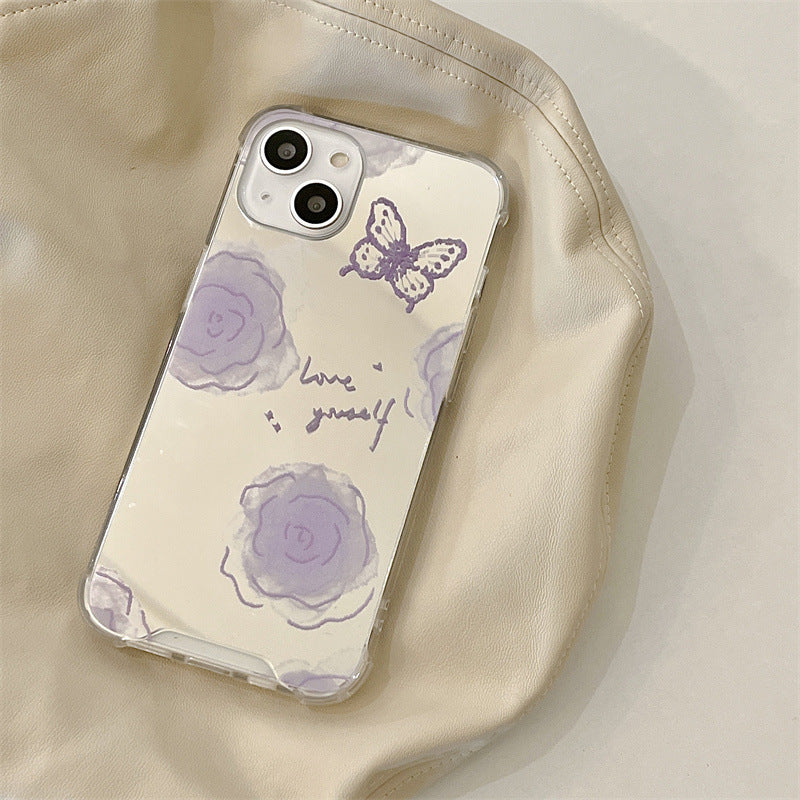 Lavander Butterfly Phone Case, , women clothing, lavander-butterfly-phone-case, , fairypeony