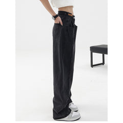 Patchwork Baggy Boyfriend Jeans - fairypeony