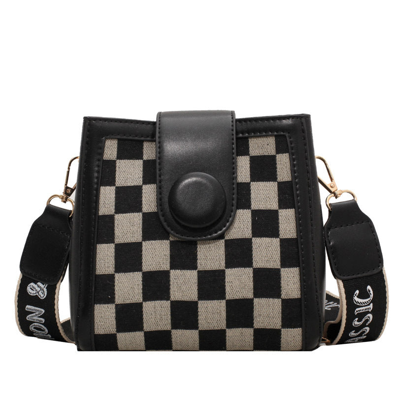 Checkerboard Leopard Print Square Bag, , women clothing, checkerboard-leopard-print-square-bag, , fairypeony