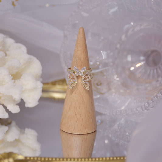 butterfly wing opening ring, , women clothing, butterfly-wing-opening-ring, , fairypeony