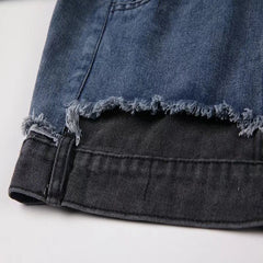 Retro Patchwork Denim Jacket, , women clothing, retro-patchwork-denim-jacket, , fairypeony