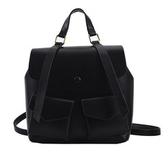 Large-capacity PU Multi-pocket Backpack, , women clothing, large-capacity-pu-multi-pocket-backpack, , fairypeony