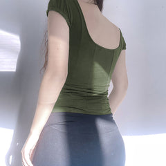 Lace Patchwork Fairy Grunge Crop Top - fairypeony