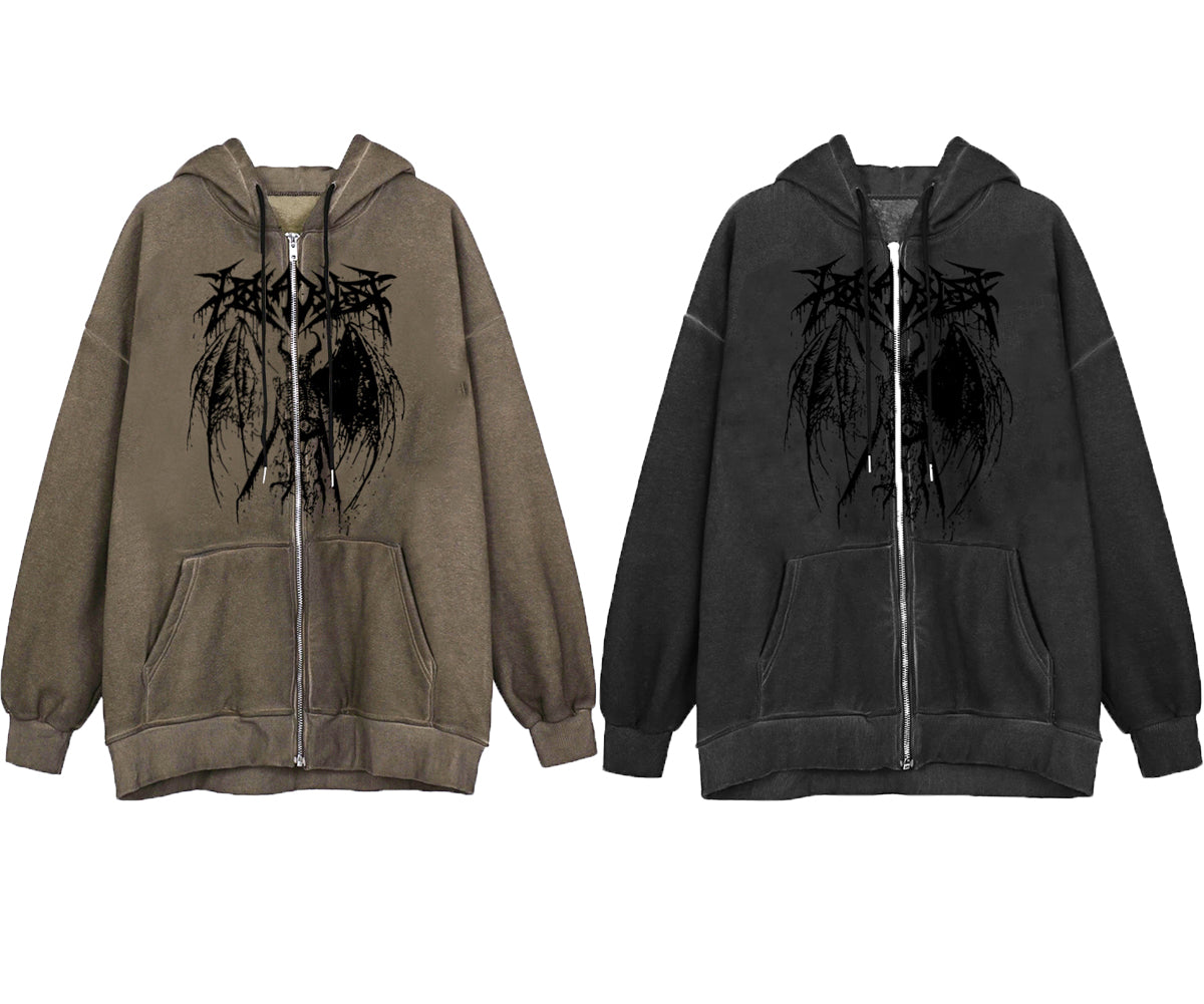 Loose Street Hoodie Sweatshirt, , women clothing, loose-street-hoodie-sweatshirt, , fairypeony