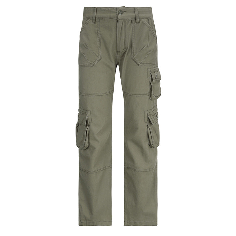 Vintage Pocket Baggy Cargo Jeans - fairypeony