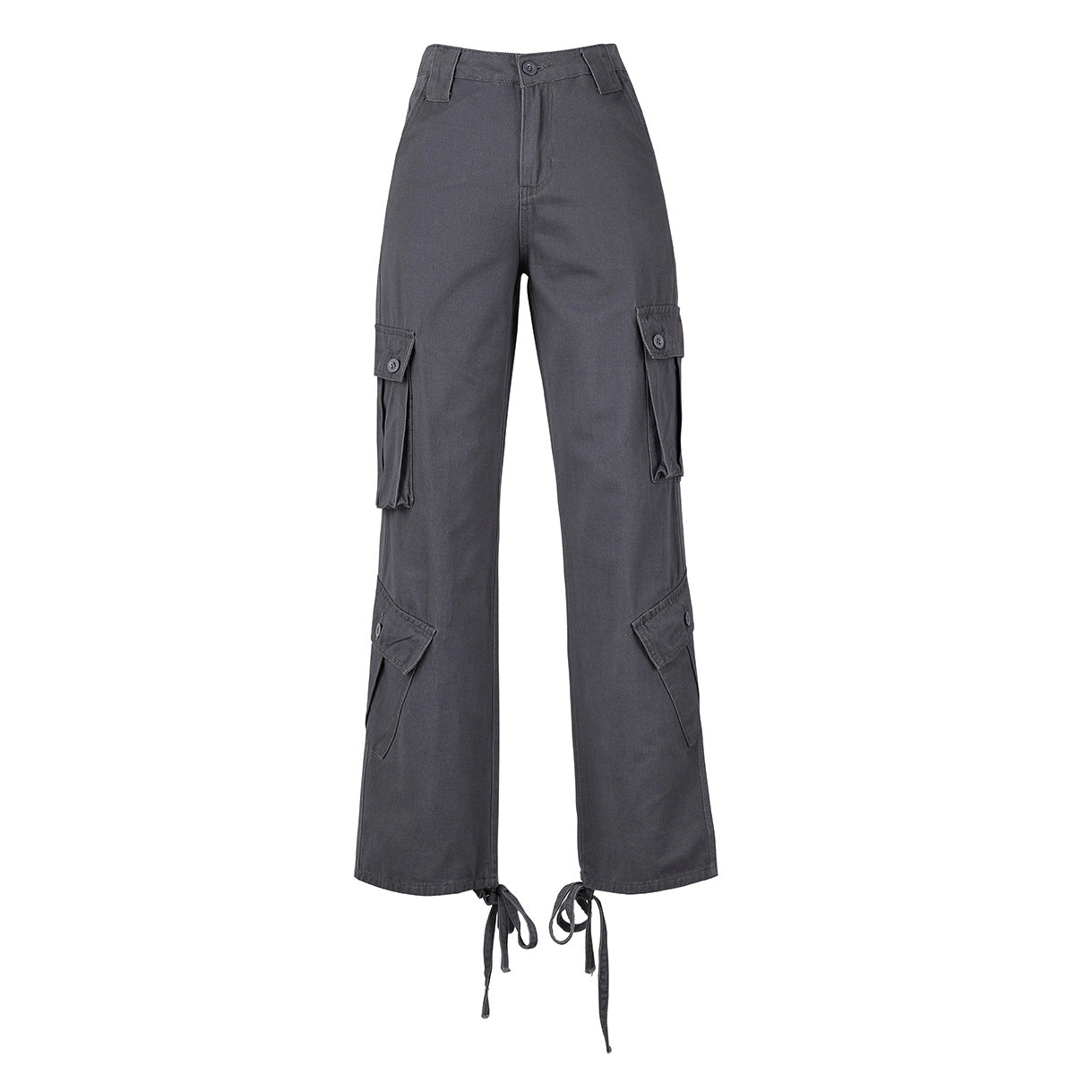 Straight Leg Y2K Cargo Pants, , women clothing, straight-leg-y2k-cargo-pants, , fairypeony
