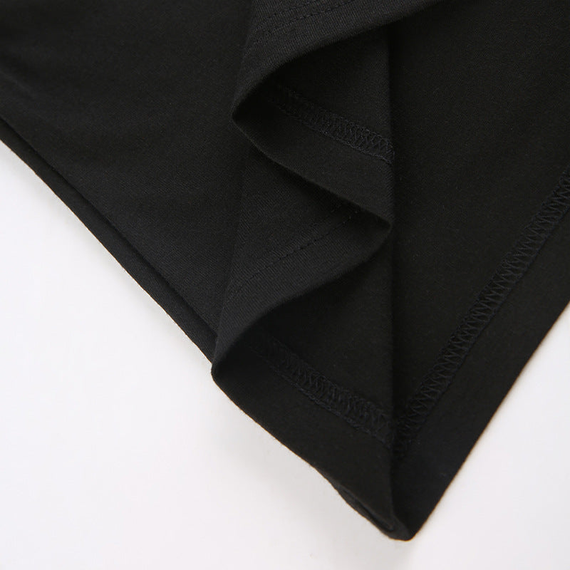 Criss Cross Ruched V Neck Tee - fairypeony