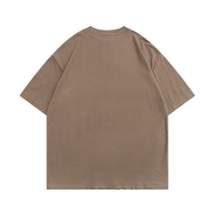 Begoberg T-shirt, , women clothing, mens-street-hip-hop-basic-round-neck-half-short-sleeve, apricot, black, coffee, L, M, S, XL, fairypeony