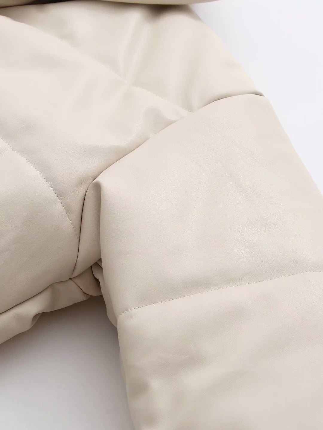 Zipper Hooded Crop Puffer Jacket, , women clothing, zipper-hooded-crop-puffer-jacket, , fairypeony