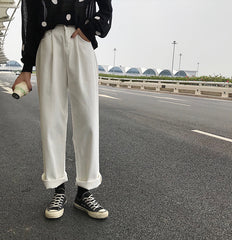 Personality Crisis Cord Pants, , women clothing, personality-crisis-cord-pants, black, khaki, L, M, S, white, fairypeony