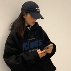 Kinds General Hoodie, , women clothing, kinds-general-hoodie, black, grey, L, M, XL, XXL, fairypeony