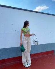 Casual Mopping Khaki Straight-leg Pants, , women clothing, casual-mopping-khaki-straight-leg-pants, khaki, fairypeony