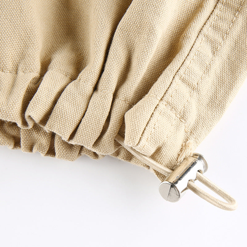 Baggy Parachute Cargo Pants - fairypeony