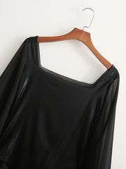 Leather Bodysuit, , women clothing, leather-bodysuit, , fairypeony