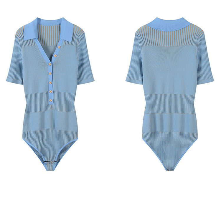 Silk Short-sleeved Bodysuit, , women clothing, silk-short-sleeved-bodysuit, , fairypeony