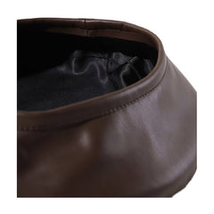 Autumn And Winter Pu Beret Hat, , women clothing, autumn-and-winter-pu-beret-hat, , fairypeony