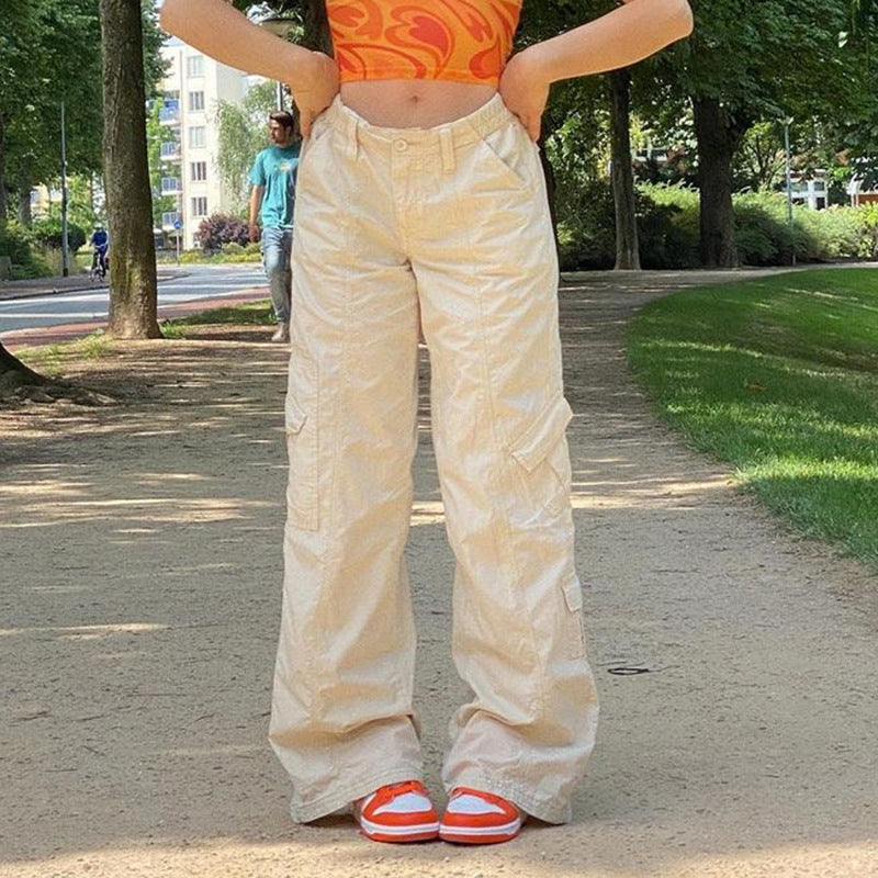 Street Style Multi-pocket Jeans, , women clothing, street-style-multi-pocket-jeans, , fairypeony