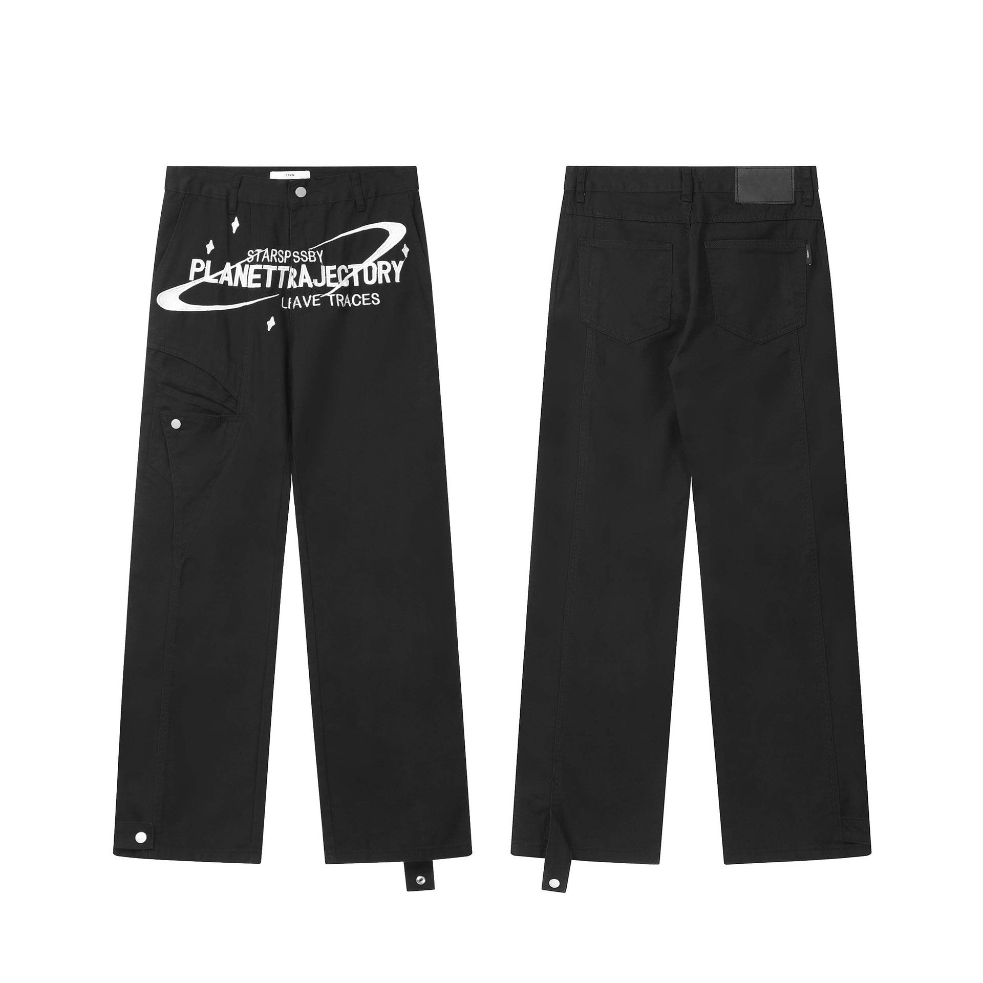 Vintage Logo Graphic Baggy Pants - fairypeony